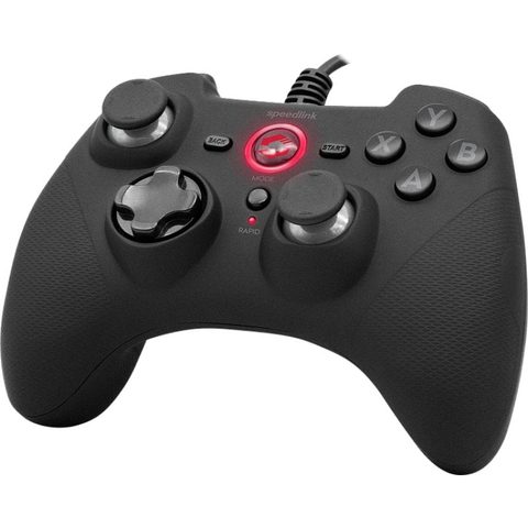 Speedlink RAIT Noir USB Manette de jeu Nintendo Switch, PC, Playstation 3