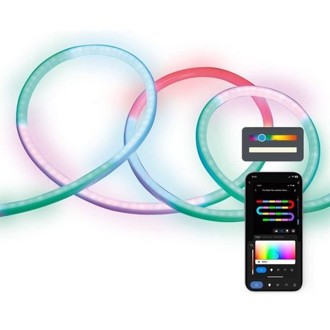 Ksix Néon LED Flexible Extérieur Smartled - RGBIC - IP65 - 5m