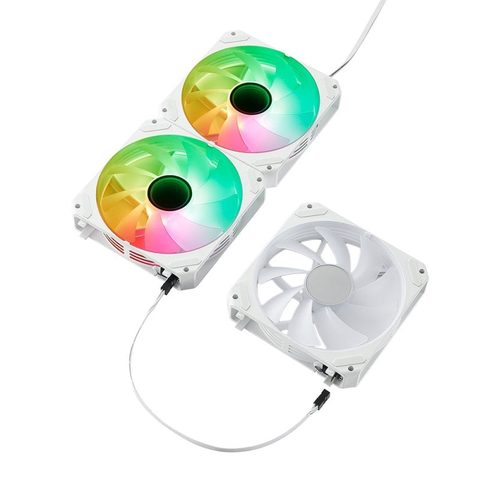 Abysm Arclight 2.0 ARGB Ventilateur 120 mm PWM avec connexion série Pack 3 unités
