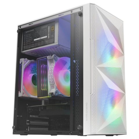 Mars Gaming MC-ME Mini Tour FRGB Verre Trempé USB 3.0