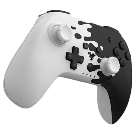 DragonShock - PopTop Noir et Blanc - Manette compacte sans fil Bluetooth pour Nintendo Switch - Switch OLED - PC - Android