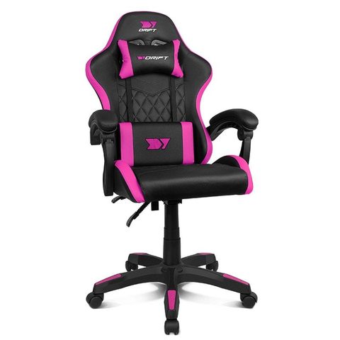 Drift Chaise de Gaming - GAMING - DR35 - Noir - Fuchsia - Réglable en hauteur