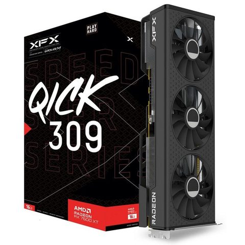 XFX SPEEDSTER QICK309 AMD Radeon RX 7600 XT 16 Go GDDR6X