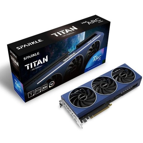 Sparkle Intel Arc A750 TITAN OC Edition - 8 Go GDDR6 - 256 bits - Ray Tracing