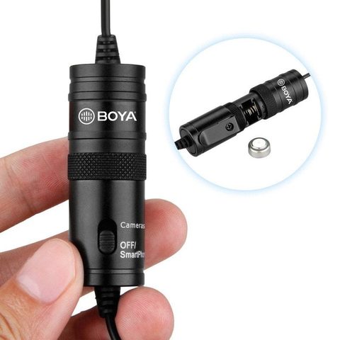 Boya By-m1 Microphone omnidirectionnel professionnel pour appareils photo reflex