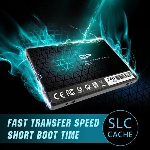 Silicon Power Slim S55 2,5" 240 Go SSD SATA 3