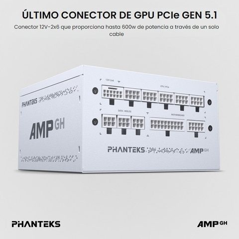 Phanteks AMP GH Alimentation 750W 80 Plus Gold Modulaire