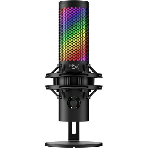 HyperX USB - QuadCast 2 S - Éclairage RVB - Tap-to-Mute - Streaming/Podcasting