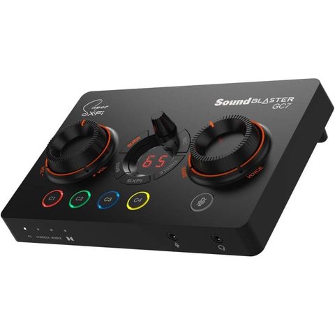 Creative DAC et ampli USB - Sound Blaster GC7 - Commandes programmables - Super X-Fi - Audio haut de gamme