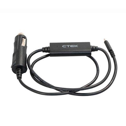 Ctek 40-464 Câble de charge USB-C allume-cigare (diam. int. 21 mm) CS FREE USB-C Ladekabel, 12V Anschluß