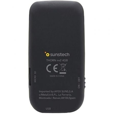 Sunstech Thorn Lecteur Mp4 4 Go