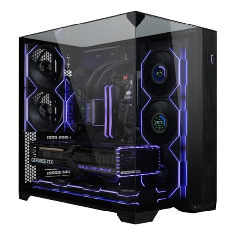 Lian Li Ventilateur supplémentaire sans fil UNI FAN TL 120 mm ARGB PWM Reverse avec écran tactile LCD