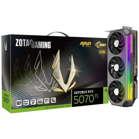 Zotac GAMING GeForce RTX 5070 Ti AMP Extreme INFINITY ULTRA 16 Go GDDR7 Reflex 2 RTX AI DLSS4