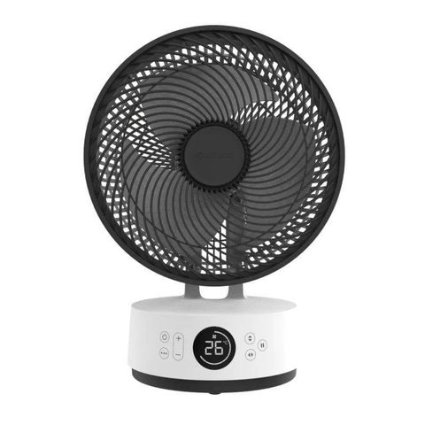 Meaco Ventilateur de Table MeacoFan Sefte 10'' Ultra-silencieux Télécommande Oscillation Double