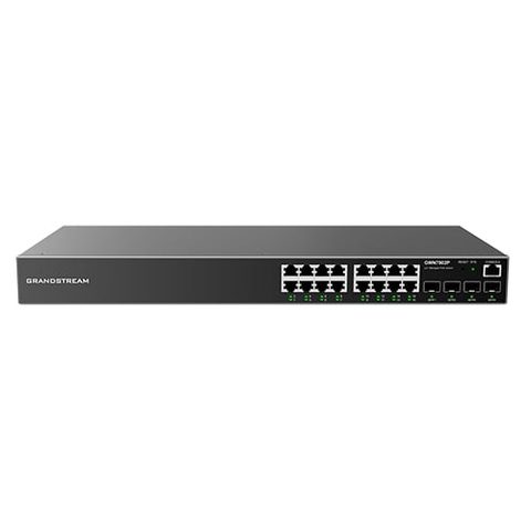 Grandstream Networks Commutateur de gestion SFP mural/rack L2+ 16 ports PoE Gigabit GWN7802P