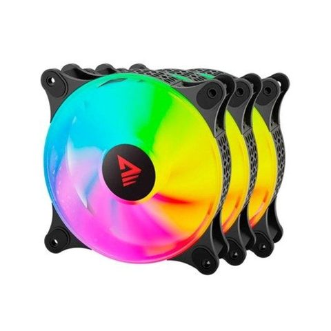 Savio BLAST FAN SET système de refroidissement d'ordinateur Boitier PC Ventilateur 12 cm Noir 3 pièce(s)