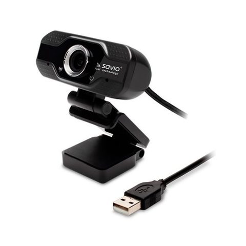 Savio Webcam - CAK-01 - Résolution 1920x1080 - Microphone intégré - Vision 120°