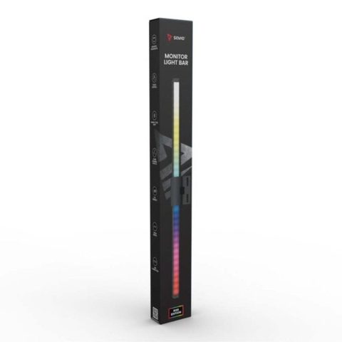 Savio Lampe USB LB-01 8 couleurs RVB à commande tactile 5 W pour moniteur