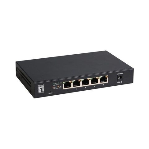 Level-one Switch GEU-0525 5 Ports 2.5G Ethernet Sans Ventilateur Mur