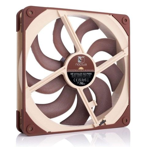 Noctua Ventilateur supplémentaire NF-A14X25 G2 PWM 140mm 1500RPM ultra silencieux