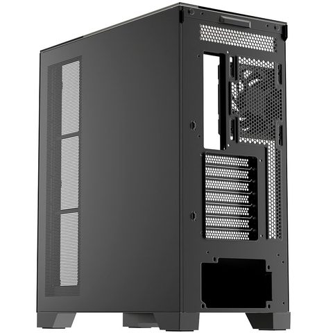 Xyz Boîtier de jeu panoramique ATX Trifecta en verre trempé, 2x VORTEX A-RGB USB-C