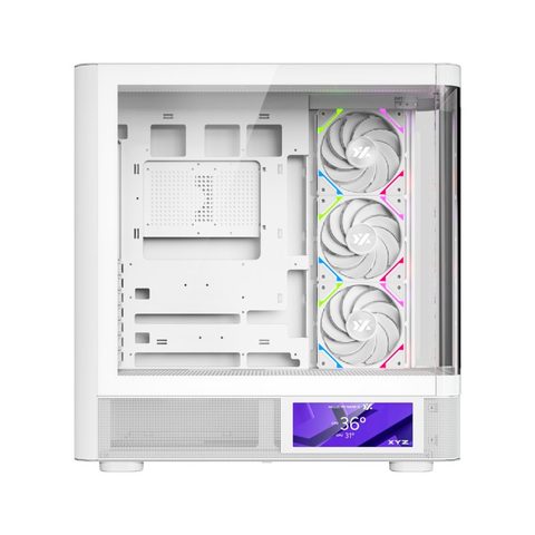 Xyz Écran PC tour Quantum Pro 6,2 pouces en verre incurvé 4xA-RGB ATX/Micro-ATX/Mini-ITX