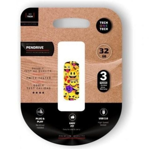 Tech-one-tech Pendrive Tech One TEC4401-32 32GB USB 2.0 Tapa Clip