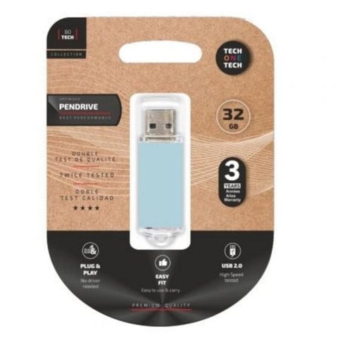 Tech-one-tech Pendrive Tech One 32GB USB 2.0 Ciel