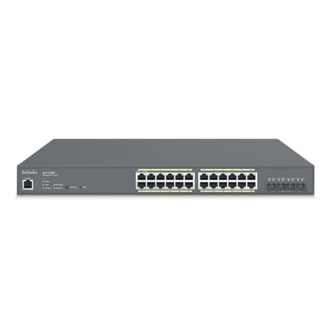 EnGenius ECS1528P commutateur réseau Géré L2+ Gigabit Ethernet (10/100/1000) Connexion Ethernet, supportant l'alimentation via ce port (PoE)