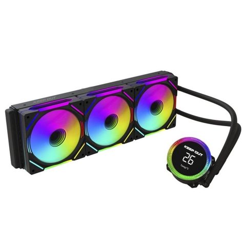 Keep-out liquide XWC-360PRO 12 cm avec ARGB et contrôle silencieux