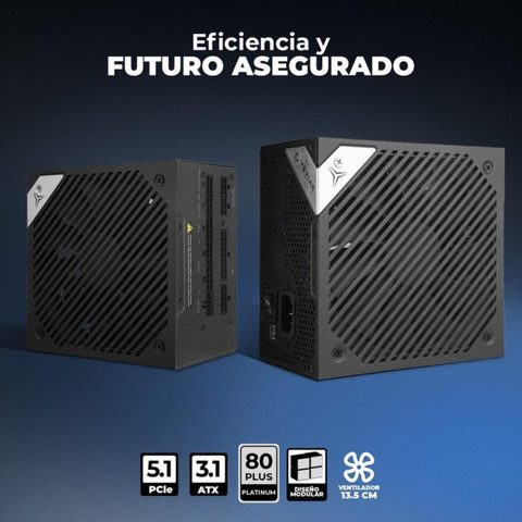 Yeyian Alimentation Orion 1300W Certification Platinum Modèle YFT-1T33M-P1 Compatibilité Futuriste