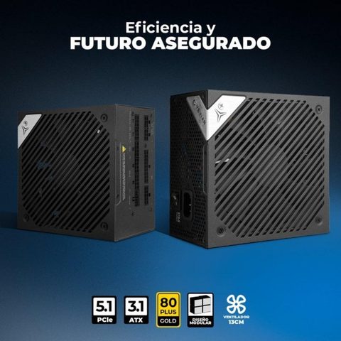 Yeyian Alimentation 850W Certification 80 Plus Gold Modèle YFG-8503M-P1 Extras modulaire