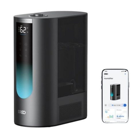 Dreo Humidificateur connecté vapeur chaude et froide 6L autonomie 45h turbo silencieux