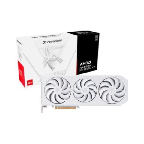 Powercolor Radeon RX 9070 XT Hellhound White OC 16GB GDDR6 PCIe 5.0