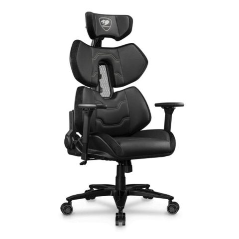 Cougar Chaise gaming Terminator Elite 135 kg dossier inclinable 4D accoudoirs noirs/argent