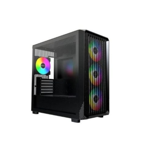 Montech Tour de jeu ATX X5M 4x120 mm aRGB en verre trempé USB-C