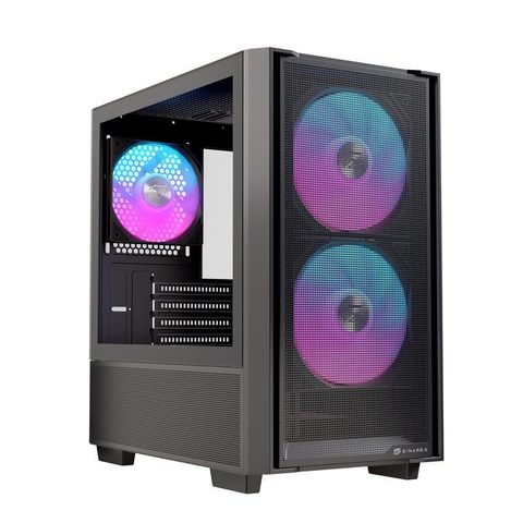 Einarex Boîtier PULSE PM150 RGB micro ATX Mini-ITX Verre trempé RGB
