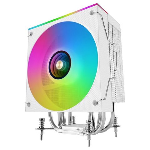 Mars Gaming MCPU-LCD – Dissipateur CPU 300W TDP 6 heatpipes Ventilateur PWM 120 mm ARGB Écran LCD