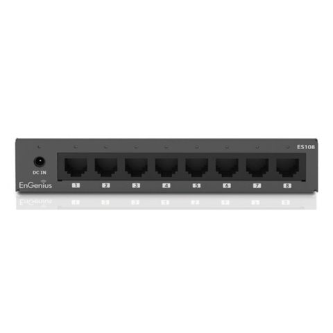 Engenius Switch ES108 8 ports Gigabit Ethernet montage mural sans ventilateur