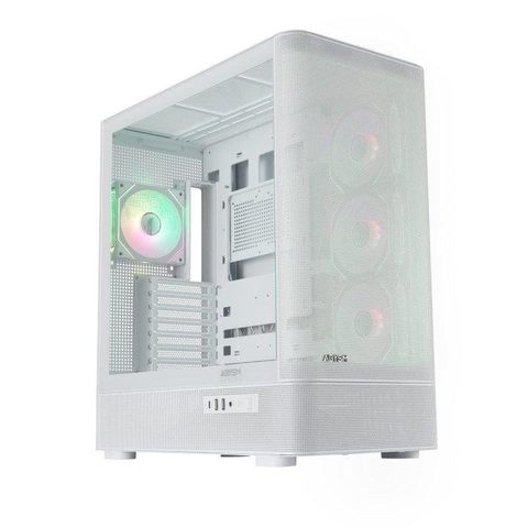 Abysm Boîtier ATX Danube Sava H500 II Air 4 Ventilateurs ARGB Verre Trempé