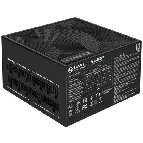 Lian Li Alimentation SX Platinum 1200W Certification 80 PLUS Platinum entièrement modulaire