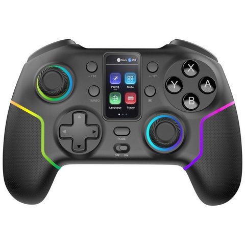 Mars Gaming MGP-V3 — Manette sans fil Bluetooth ARGB compatible Switch/Switch 2/PC/Android/iOS (13+)