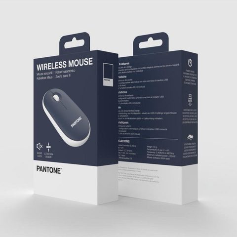 Pantone PT-MS001N1 souris Bureau Droitier 1200 DPI