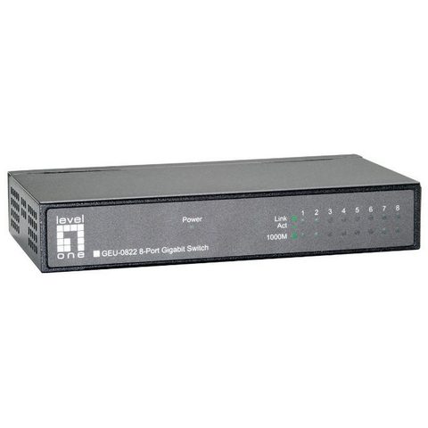 Level-one Commutateur GEU-0822 8 ports Gigabit 10/100/1000 Mbit/s