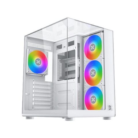 Xigmatek Aqua Compact Arctic - Cube ATX 4x120mm A-RGB
