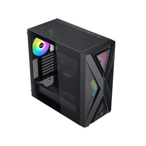 Xigmatek Hyperion EN46827 Verre Trempé ATX 3xVentilateurs