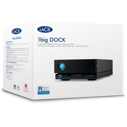 Lacie 1big Dock Disque Dur Externe 24 To 7200 Tr/min 3.5" Usb Type-a / Usb Type-c 3.2 Gen 1 (3.1 Gen 1)