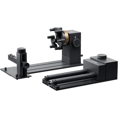 Xtool Accessoire rotatif RA3 MagSwap 130 mm prévisualisation 3D LiDAR