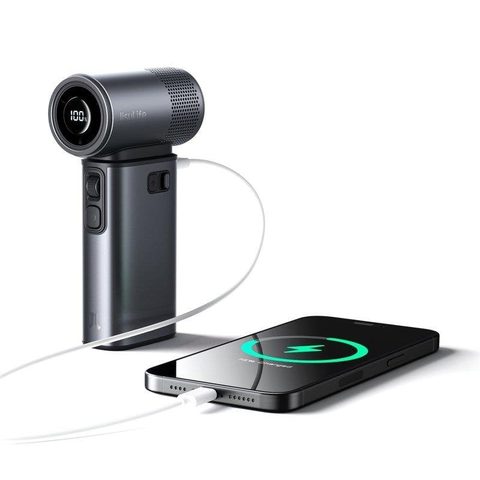 Jisulife Ventilateur portable Ultra2 9000mAh Metalisé écran LED