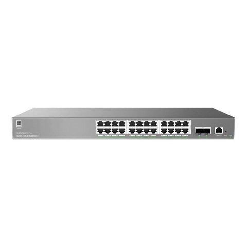 Grandstream Networks Switch Grandstream GWN7803PL Pro 24 Ports Gigabit PoE+, 2 Ports 10G SFP+